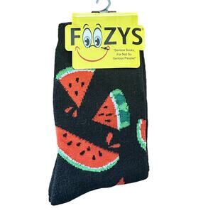 NWT Foozys Watermelon Pattern Crew Socks Women One Size